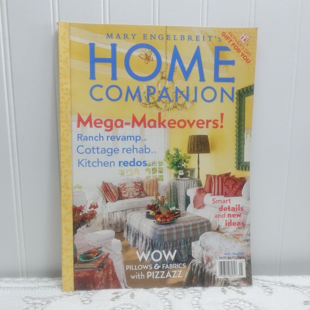 Mary Engelbreit's Home Companion April May 2005 Magazine Home Decor Crafts